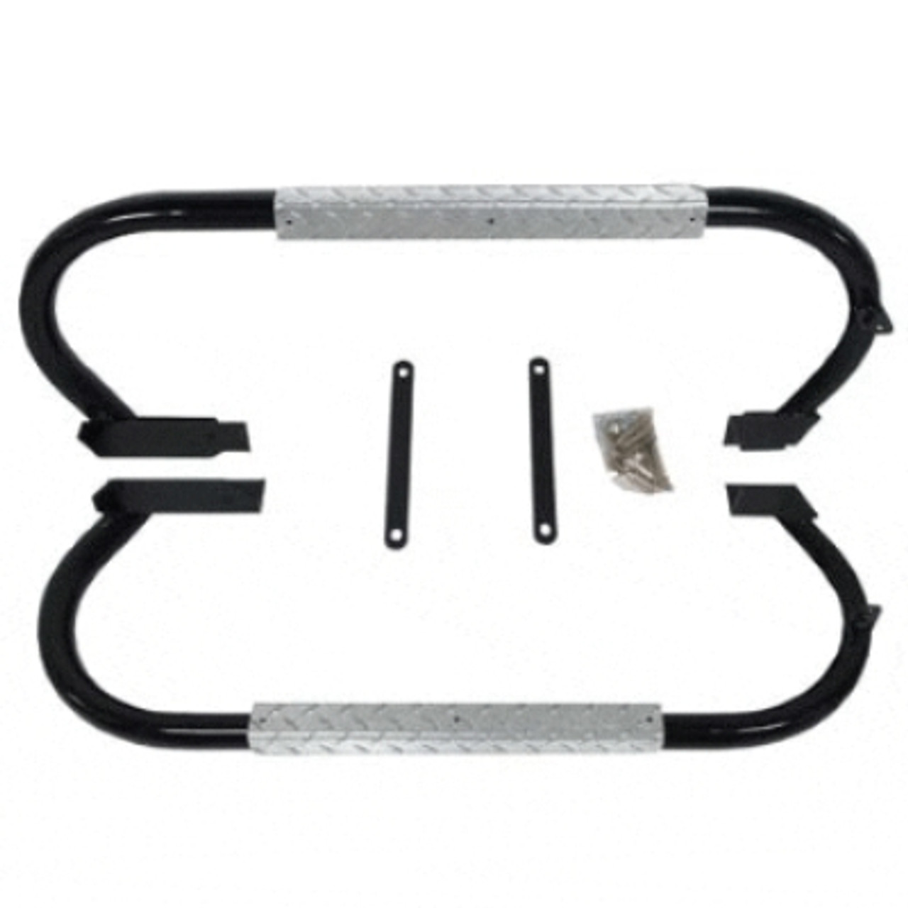 Jakes Club Car Precedent Nerf Bars with Diamond Plate Inlay Golf Cart