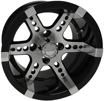 Center Cap 14x7 ET-25 Golf Cart Wheel 