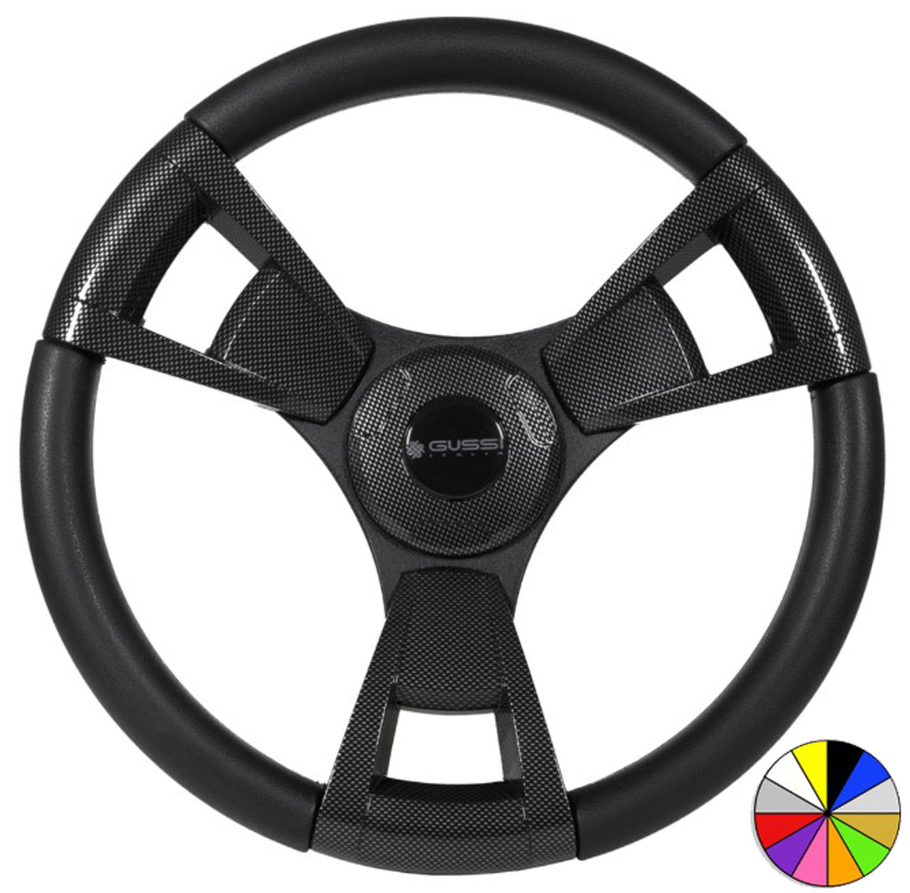 Gussi Italia Model 13 Golf Cart Steering Wheel - Choose Color