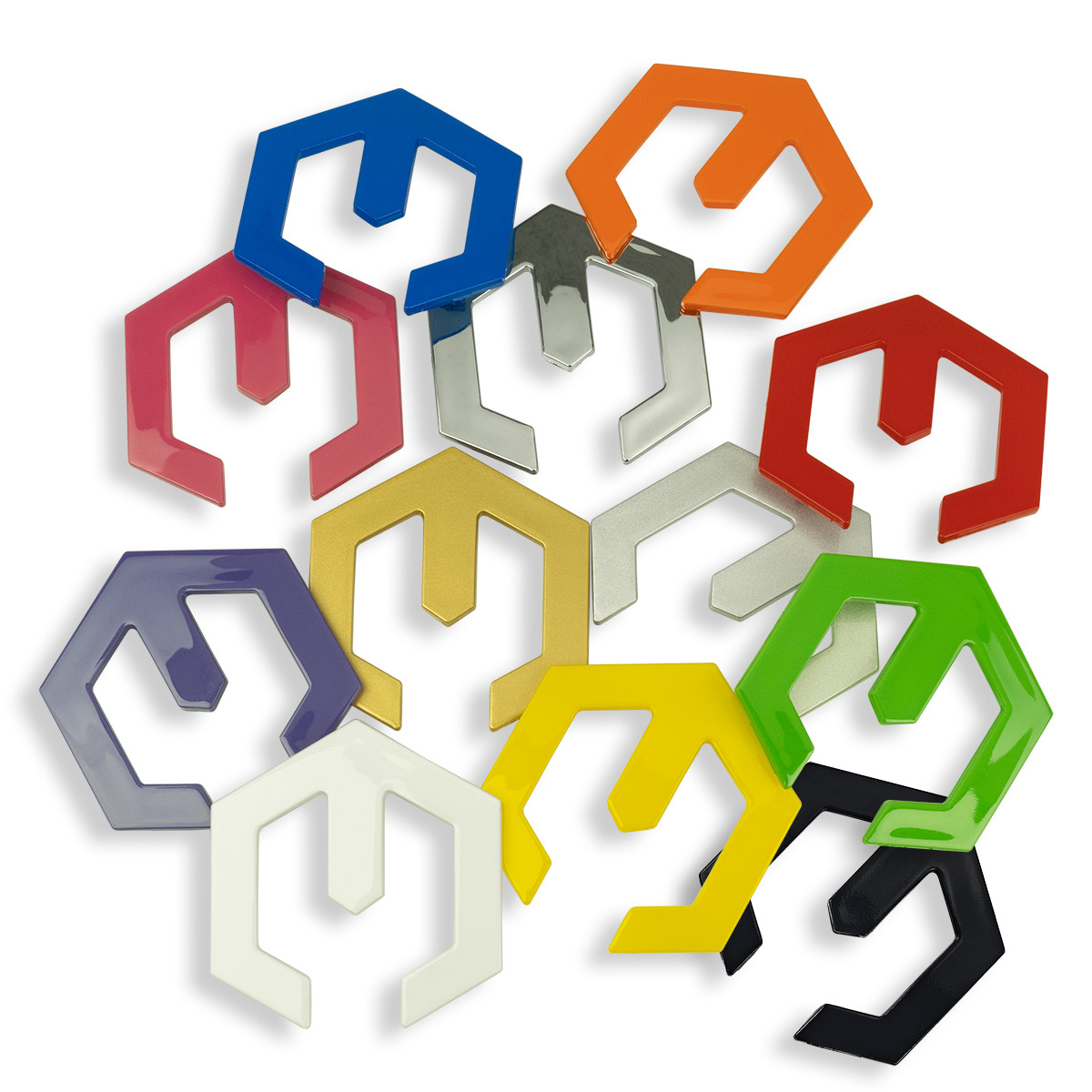 MODZ® Wheel Color Logo Insert Kit - golfcartking.com