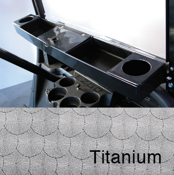 Golf Cart Titanium Universal Beverage Tray