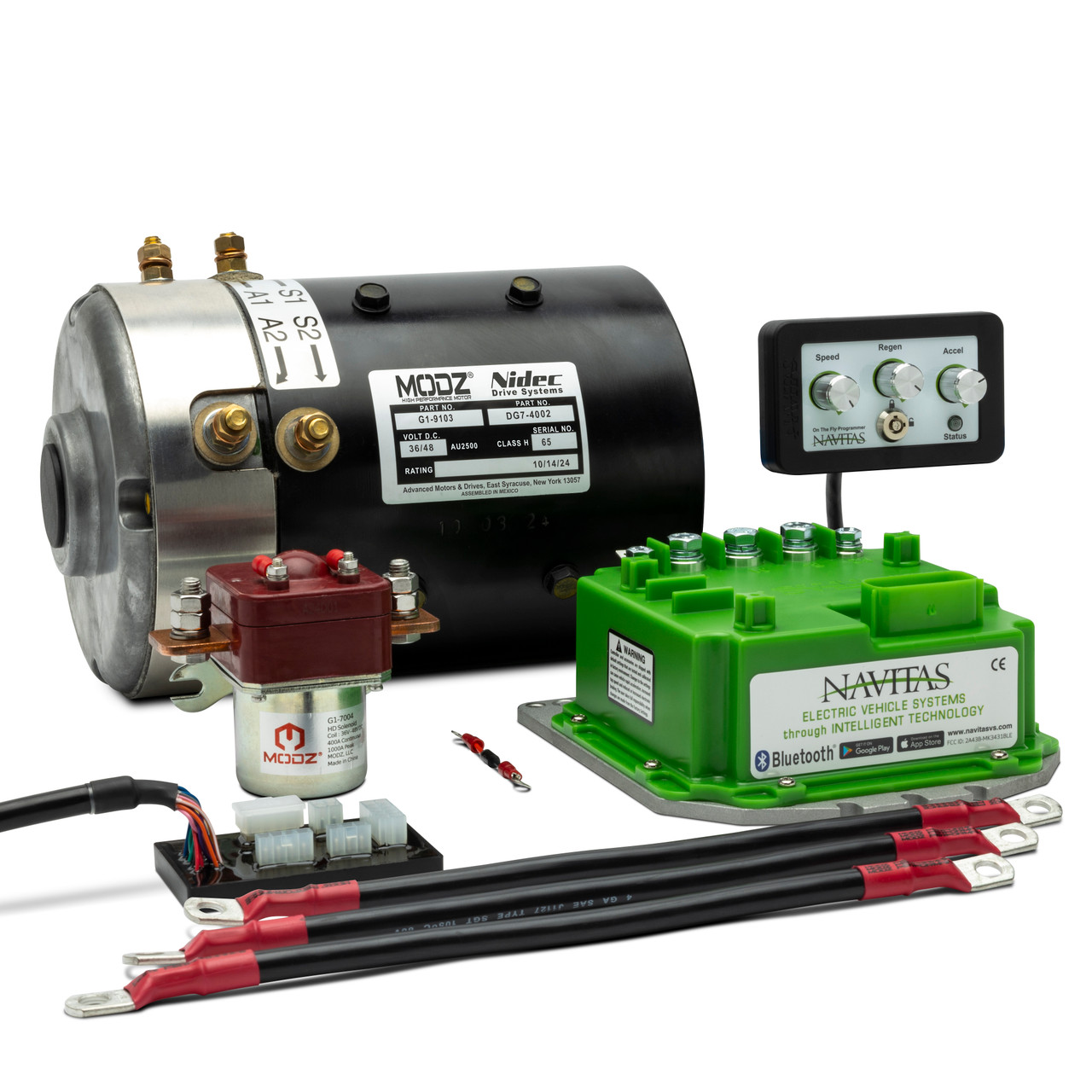 MODZ® High Speed DC Motor for EZGO DCS & PDS Golf Carts and 600A