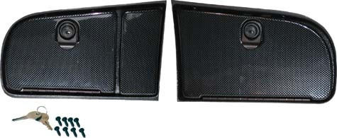 EZGO TXT Carbon Fiber Glove Box Set Golf Cart King