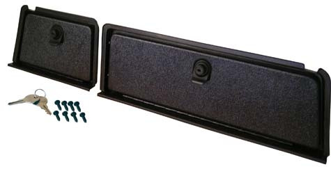 Club Car DS Black Glove Box Set Golf Cart King