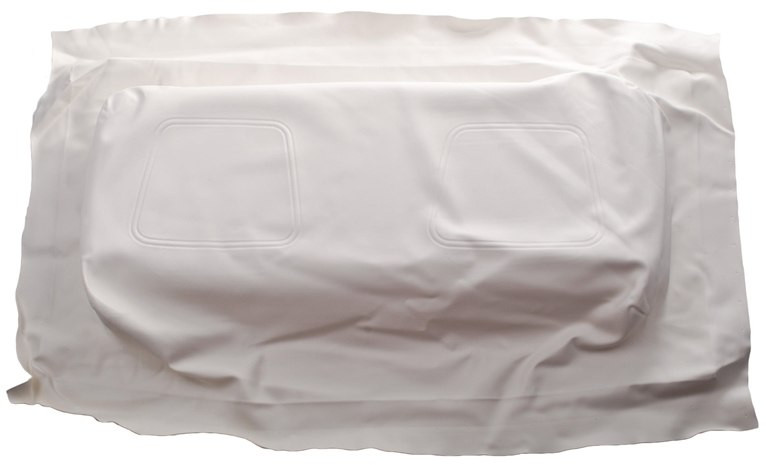 Club Car Front Seat Cover | Bottom | White | DS | Golf Cart King