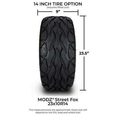 MODZ Street Fox 23x10-14 Radial Tire