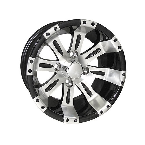 12" RHOX Vegas Machined Golf Cart Wheel