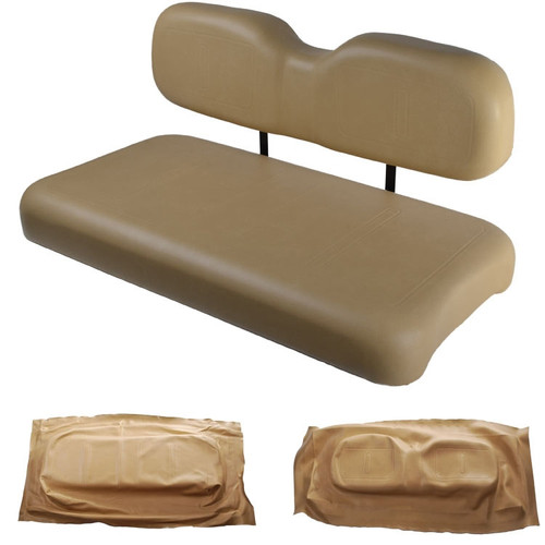 EZGO TXT 1994 and Newer Replacement Front Seat - Tan Cushions