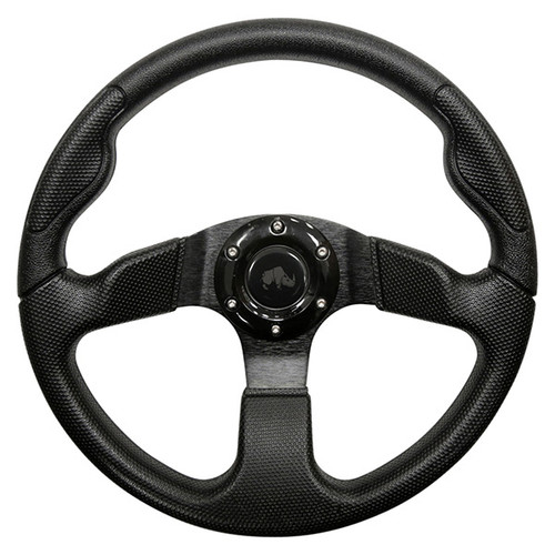 Formula GT Black Grip/Black Spokes Steering Wheel