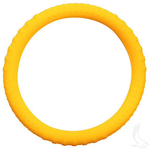Rubber Steering Wheel Cover - Yellow