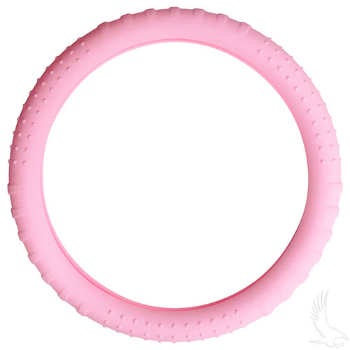 Rubber Steering Wheel Cover - Pink