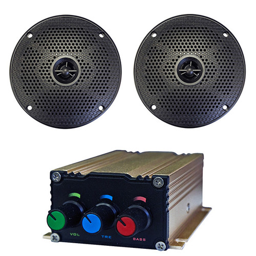 Bluetooth Audio Package with 75 Watt Amp and 5" Speaker Set