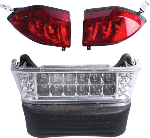 GTW LED Light and Bumper Kit for Club Car Precedent (Fits 2004-2008 Electric)
