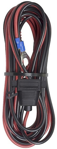 Bazooka 12' Power Cord with Fuse Holder (For Front Mount or Stretch Vehicles)