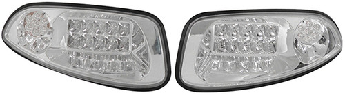 RHOX EZGO RXV Factory Style LED Headlight w/ Bezels - Clear Lens