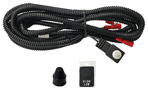 RHOX Wire Harness, High/Low Beam Push Button Control For LED Headlights