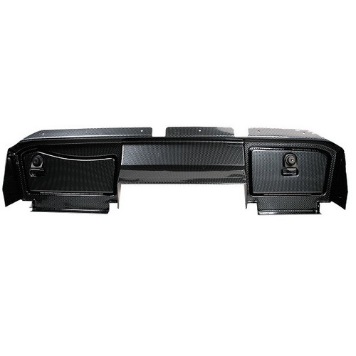 E-Z-GO RXV Carbon Fiber Dash Assembly With Lock 08-15