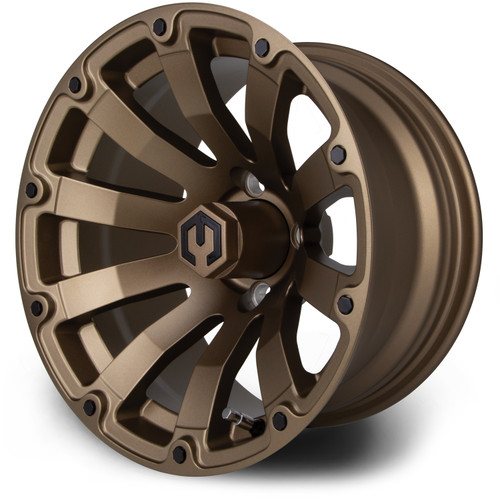 MODZ® 14" Bomber Matte Bronze Golf Cart Wheel