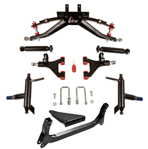 4” GTW Double A-Arm Lift Kit for Yamaha Drive2 Electric with Solid Rear Axle