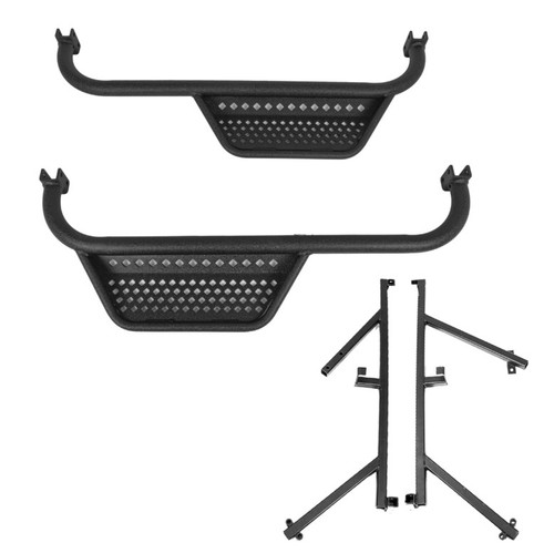 MJFX Armor Nerf Bar Set with Step Down - Yamaha G29 - golfcartking.com