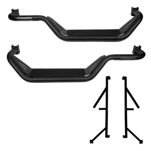 MadJax Recon Nerf Bar Set with Step Down - Club Car Precedent