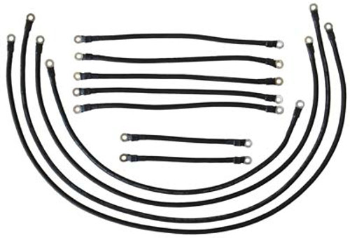 Weld Cable Set for Yamaha G19/G22 - 4 Gauge - 600 Amp