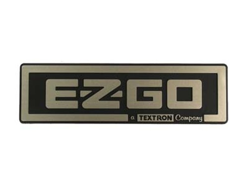 EZGO 2008-Up TXT Gold/Black Name Plate