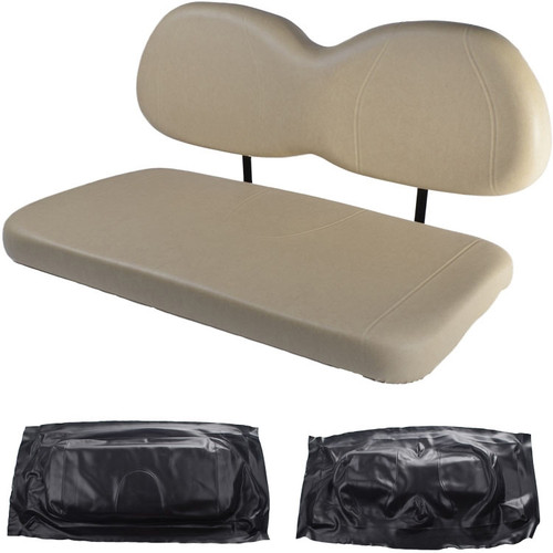 Club Car Precedent Replacement Front Seat - Black Cushions