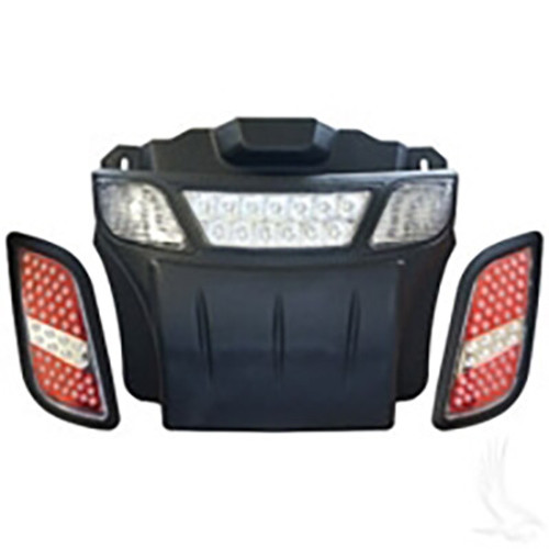 EZGO RXV LED Headlight and Tail Light  Bar Bumper Kit