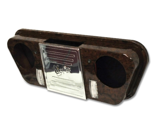 Madjax Universal Golf Cart Stereo Console Woodgrain