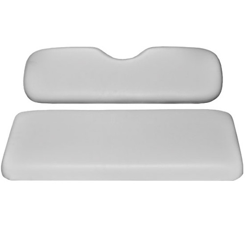 GTW Mach1, Mach2, Mach3 and Madjax White Rear Flip Seat Cushion Set - Club Car Precedent/DS & EZGO TXT Golf Cart