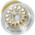 10"x7" RHOX Phoenix Machined/Gold Golf Cart Wheel