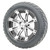 14" RHOX Vegas Machined Wheels and Lifted Tires Combo