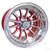 12"x7" RHOX  Phoenix MACHINED/Red Golf Cart Wheel