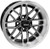 14"x7" RHOX RX281  Machined/Black ET-25 Golf Cart Wheel