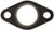 EZGO Medalist/TXT Exhaust Gasket (Fits: 4 Cycle 91-09 / Not for Kawasaki Engine)