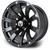 MODZ® 14" Bomber Matte Black Golf Cart Wheel