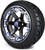 MODZ® 14" Gladiator Machine & Black w/Spike Options - LowPro Street Tire and Wheels Combo