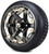 MODZ® 14" Gladiator Machine & Black w/Spike Options - LowPro Street Tire and Wheels Combo