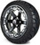 MODZ® 14" Gladiator Machine & Black w/Spike Options - LowPro Street Tire and Wheels Combo