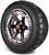 MODZ® 14" Gladiator Machine & Black w/Spike Options -Lifted Tire and Wheels Combo