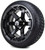 MODZ® 14" Gladiator Glossy Black w/Spike Options - LowPro Street Tire and Wheels Combo