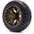MODZ® 12" Matrix Matte Bronze - LowPro Tires and Wheels Combo
