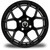 MODZ® 14" Renegade Glossy Black with Ball Mill Golf Cart Wheel