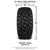 MODZ® 14" Drift Gunmetal - Lifted Tires and Wheels Combo