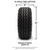 MODZ® 14" Formula Glossy Black - Lifted Tires and Wheels Combo