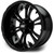 MODZ® Classic  15" Vampire Glossy Black Golf Cart Wheel