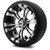 MODZ® 15" Vampire Machined Black - Low Profile Tires and Wheels Combo