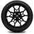 MODZ® 15" Chaos Matte Black - Low Profile Tires and Wheels Combo