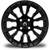 MODZ® 14" Falcon Glossy Black Golf Cart Wheel